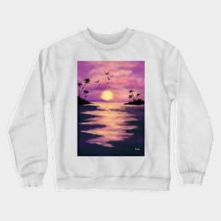 Watercolor sunset Crewneck Sweatshirt